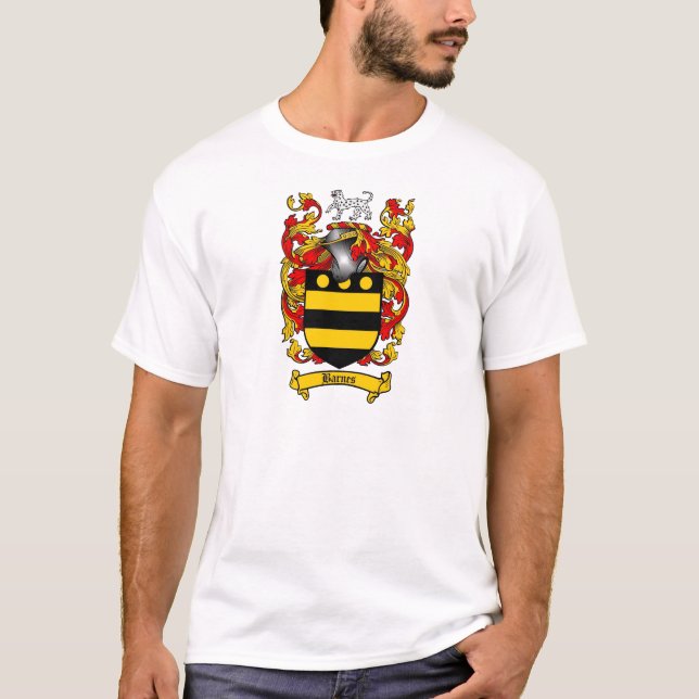 BARNES-FAMILIENWAPPEN - BARNES-WAPPEN T-Shirt (Vorderseite)