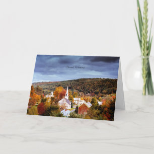 Barnet, Vermont, Herbst in New England Karte
