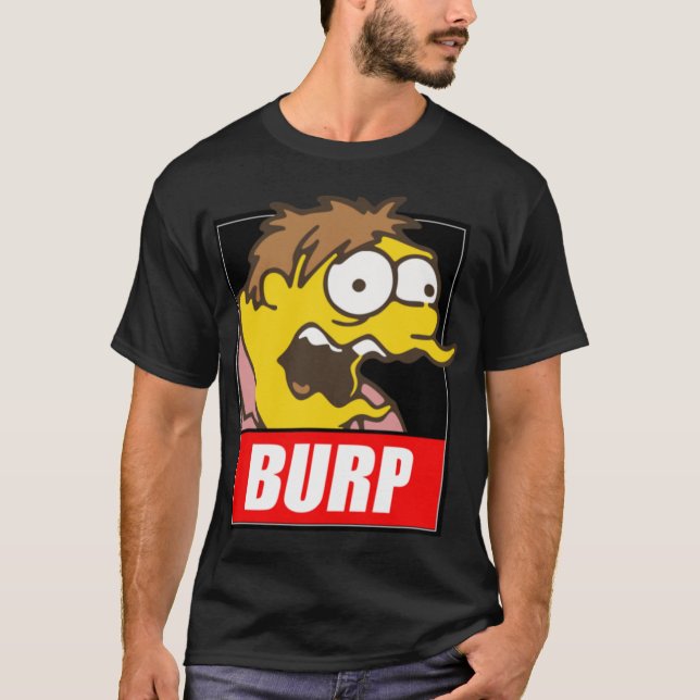 Barney Gumble Burp Gate Cartoon Remi Designs frien T-Shirt (Vorderseite)