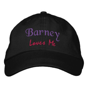 Barney Lieben Me bestickt Name Hat / Cap Bestickte Kappe
