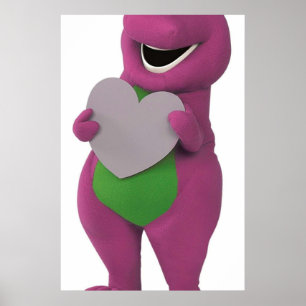 Barney mit Herz Poster