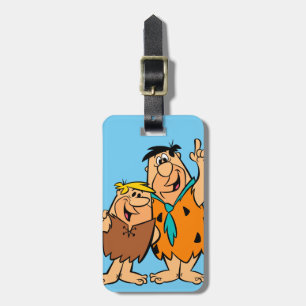Barney Rubble and Fred Flintstone Gepäckanhänger