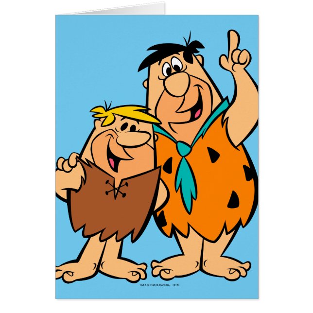 Barney Rubble und Fred Flintstone (Vorne)