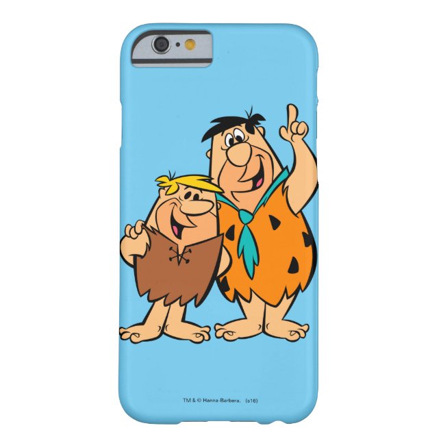 Barney Rubble und Fred Flintstone Case-Mate iPhone Hülle (Rückseite)