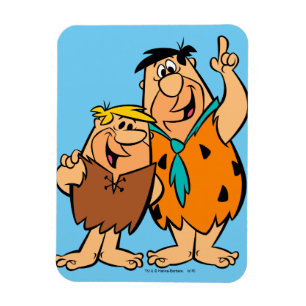 Barney Rubble und Fred Flintstone Magnet