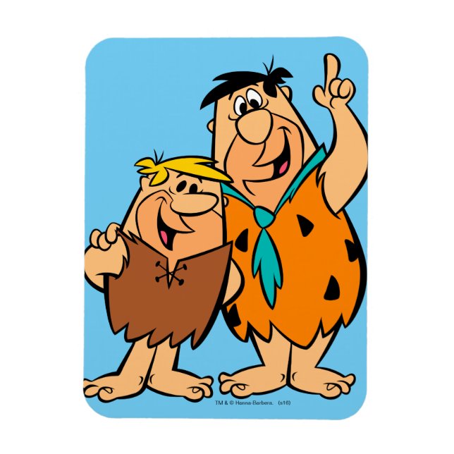 Barney Rubble und Fred Flintstone Magnet (Vertikal)
