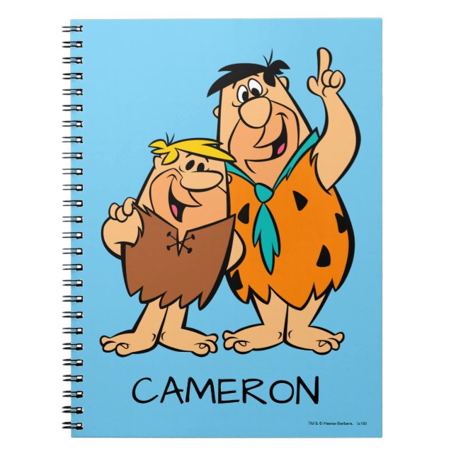 Barney Rubble und Fred Flintstone Notizblock (Vorderseite)