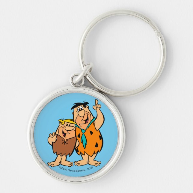 Barney Rubble und Fred Flintstone Schlüsselanhänger (Vorne)