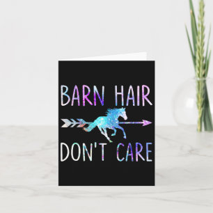 Barnhaar Dont Care Liebe Reiten Reiten Reitsport R Karte