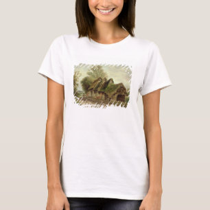 Barns in Flatford (Öl auf Leinwand) T-Shirt