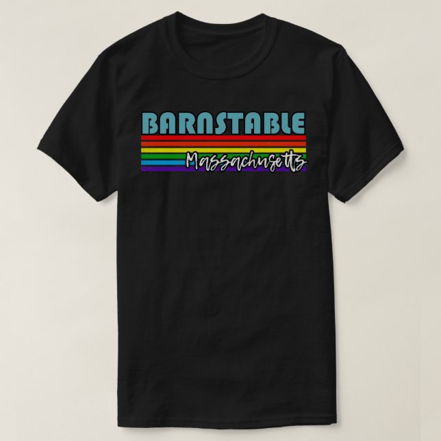 Barnstable Massachusetts Pride Barnstable LGBT T-Shirt (Design vorne)