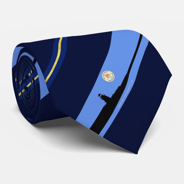 Barnstable (Massachusetts) Stadtflagge Neck Tie Krawatte (Gerollt)
