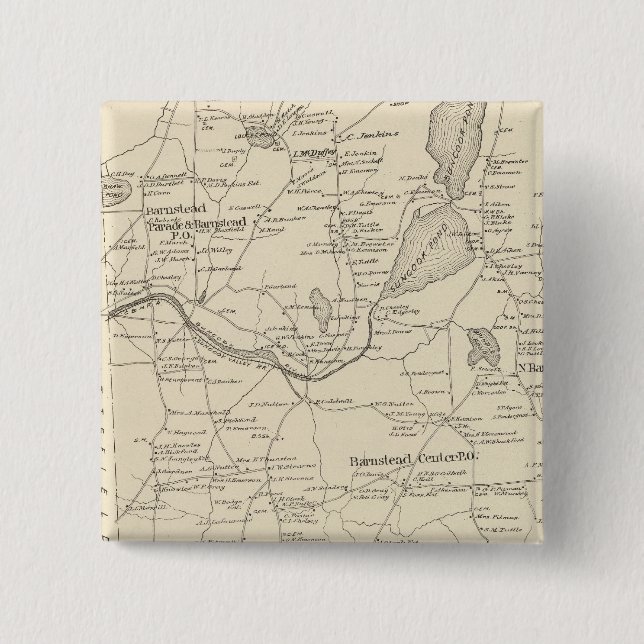 Barnstead, Belknap Co Button (Vorderseite)