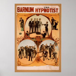 BARNUM The Hypnotise VAUDEVILLE Poster
