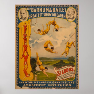 Barnum u. Bailey/Trapezkünstler Poster