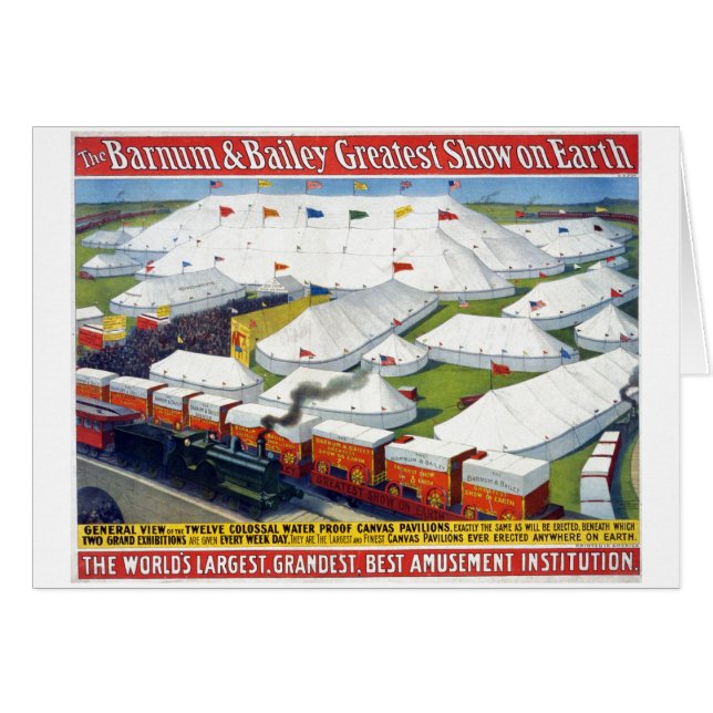 Barnum u. bestste Show Baileys auf Erde (Vorderseite (Horizontal))