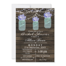 Barnwood-Blumenjar rustikales Brautparty