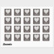 Barnwood Inspirierte Heart Wedger Sticker (Blatt)
