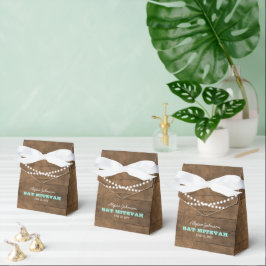 Barnwood Lights Aquamarin Bat Mitzvah Gevor Box Geschenkschachtel