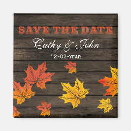 Barnwood Rustikale Hochzeit im Herbst Save the Dat Magnet