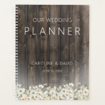 Barnwood und Daisies Rustikale Hochzeit Planer<br><div class="desc">Dieser lustige,  rustikale Hochzeitsplaner mit Barnwood und einem Feld von Gänseblumen. Es passt zur Sortiment der Barnwood & Daisies Wedding Suite Collection,  die von Simply Farmhouse Press kreiert wurde.</div>