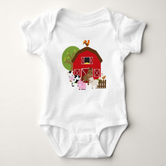Barnyard Baby Jersey Bodysuit Baby Strampler