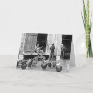 Barnyard Banjo Player, 1927 Karte