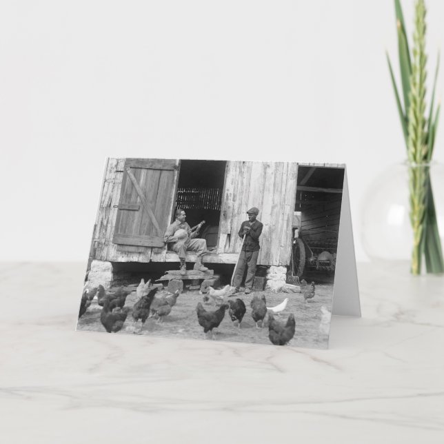 Barnyard Banjo Player, 1927 Karte (Vorderseite)