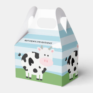 Barnyard Birthday Bash/Gastgeschenk Box Geschenkschachtel