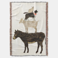 Barnyard Buds - Donkey, Ziege, Hund, Katze