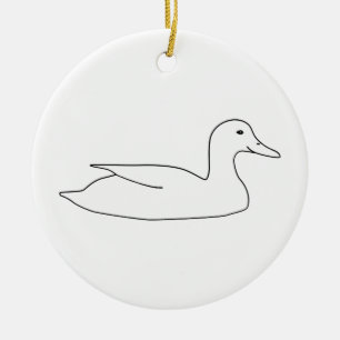 Barnyard-Ente Keramik Ornament