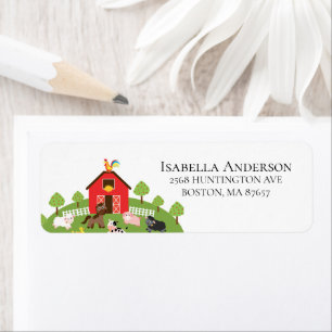 Barnyard Farm Animals Baby Showmarke