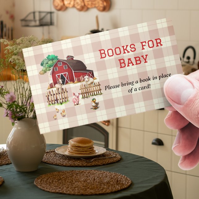 Barnyard Farm Animals Books for Baby Showgame Begleitkarte (Von Creator hochgeladen)