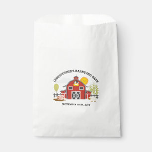 Barnyard Farm Old Macdonald Favor Tasche Geschenktütchen