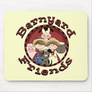 Barnyard-Freund-T-Shirts und Geschenke Mousepad