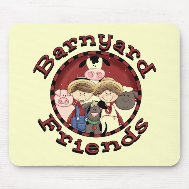 Barnyard-Freund-T-Shirts und Geschenke Mousepad (Vorne)