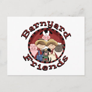 Barnyard-Freund-T-Shirts und Geschenke Postkarte