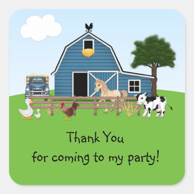 Barnyard Friends Sticker (Vorderseite)