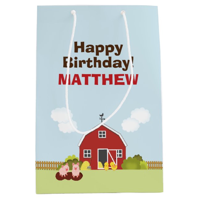 Barnyard Mittlere Geschenktüte (Vorderseite)