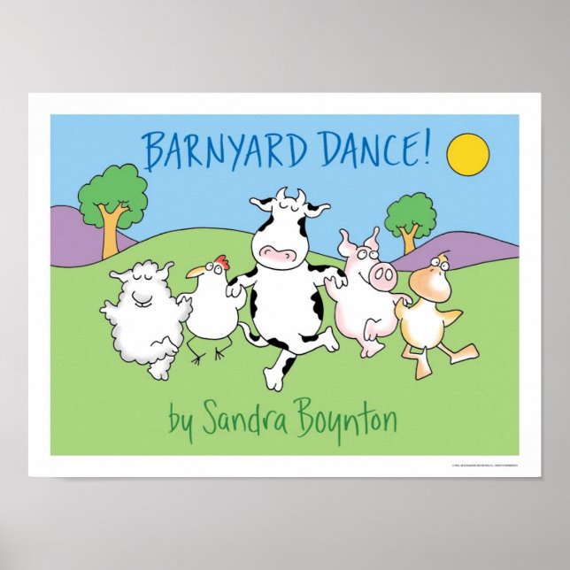 BARNYARD TANCE! Poster von Sandra Boynton (Vorne)