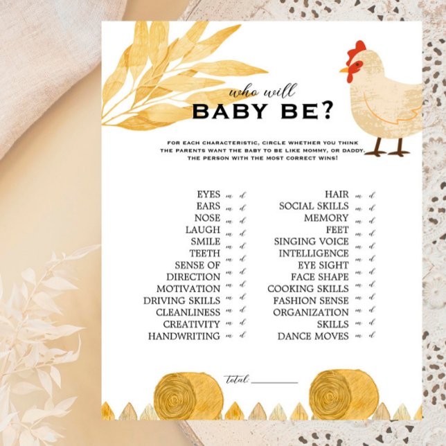 Barnyard Tiere - Wer wird das Baby sein? Spiel (Von Creator hochgeladen)