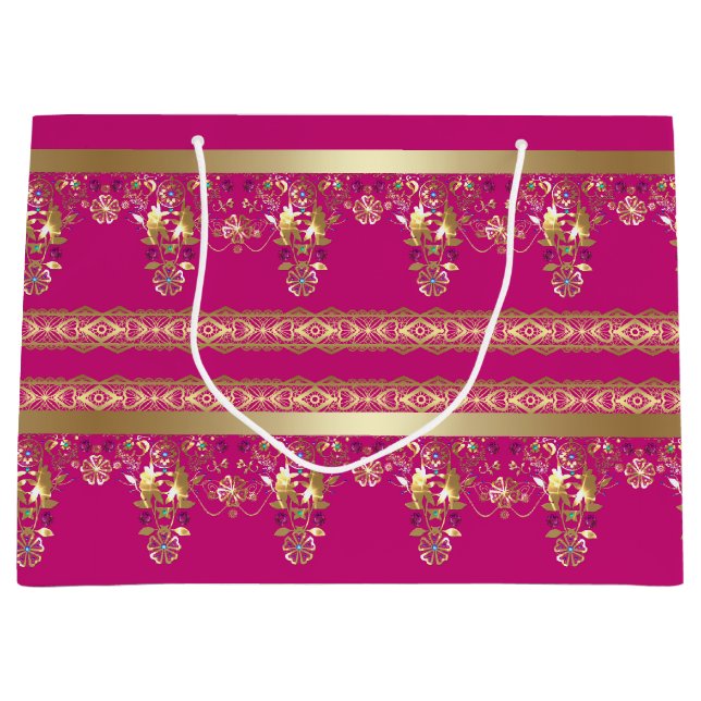 Barock-Arabic Große Geschenktüte (Vorderseite)