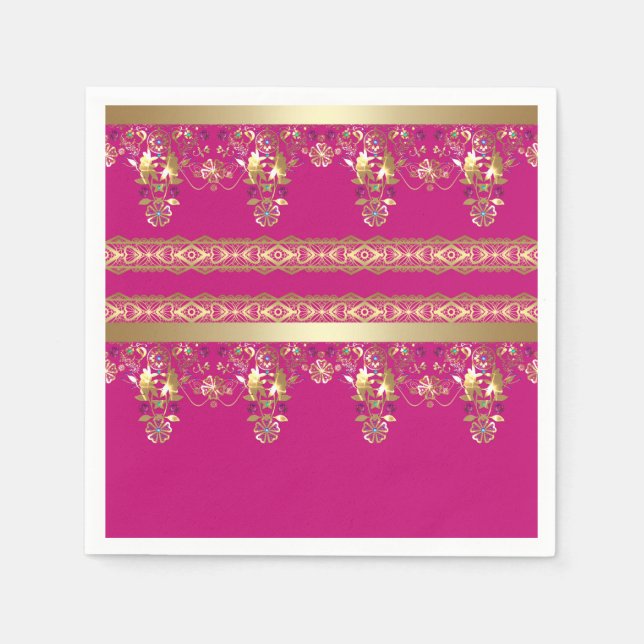 Barock-Arabic Serviette (Vorderseite)