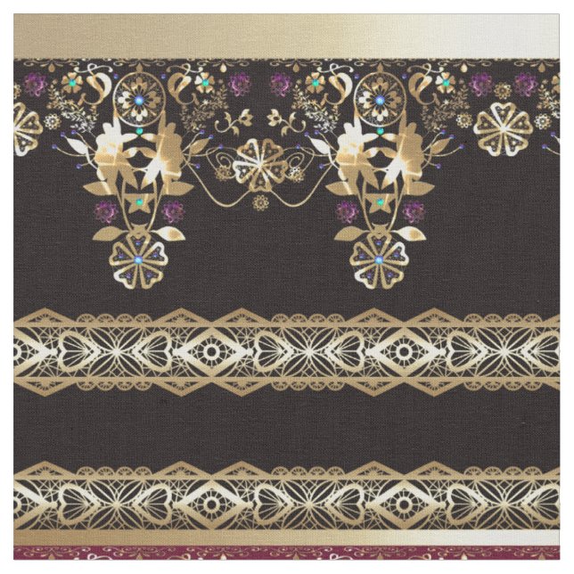 Barock-Arabic Stoff (Nahaufnahme)