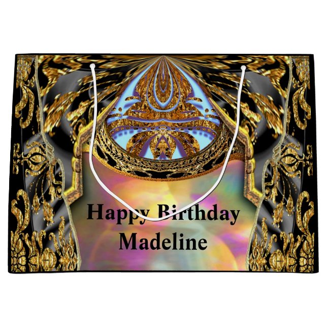 Barock Beauty Jedem Anlass  Große Geschenktüte (Vorderseite)