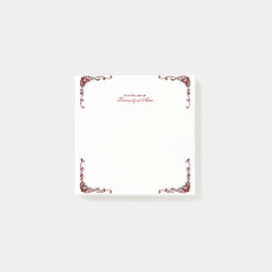 Barock Elegante Post-it Klebezettel