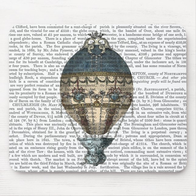 Barock Fantasy Ballon 2 2 Mousepad (Vorne)