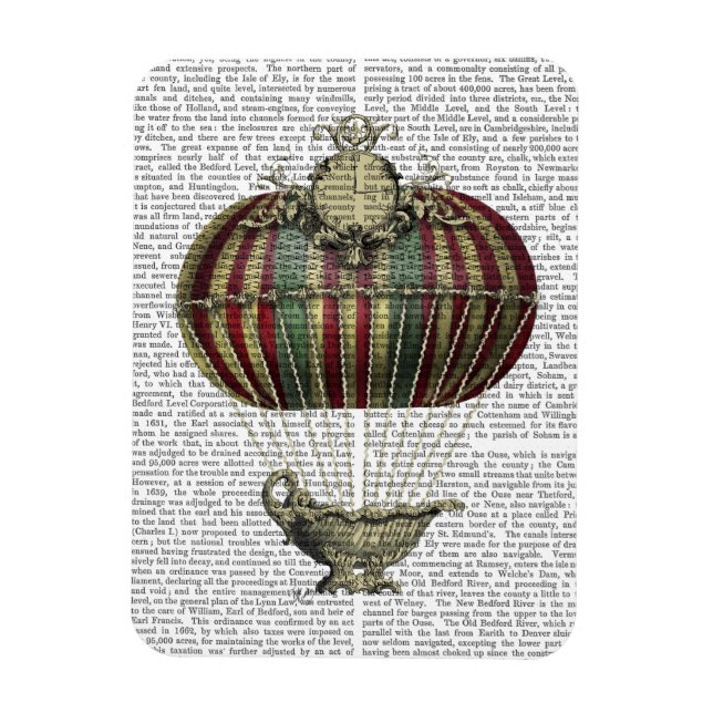 Barock Fantasy Ballon 4 Magnet (Vertikal)