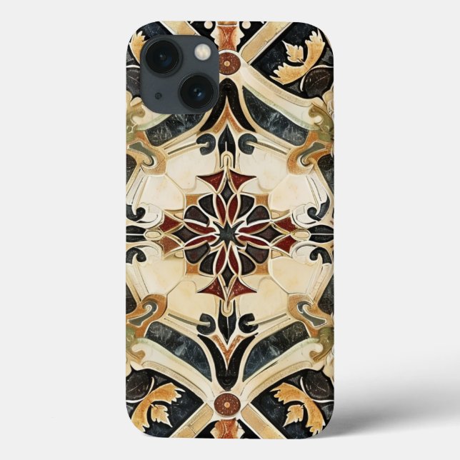Barock Floral Harmonie Case-Mate iPhone Hülle (Rückseite)