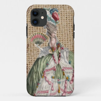 Barock-Franzosen-Burlap Marie Antoinette Case-Mate iPhone Hülle